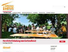 Tablet Screenshot of offenes-haus.ch